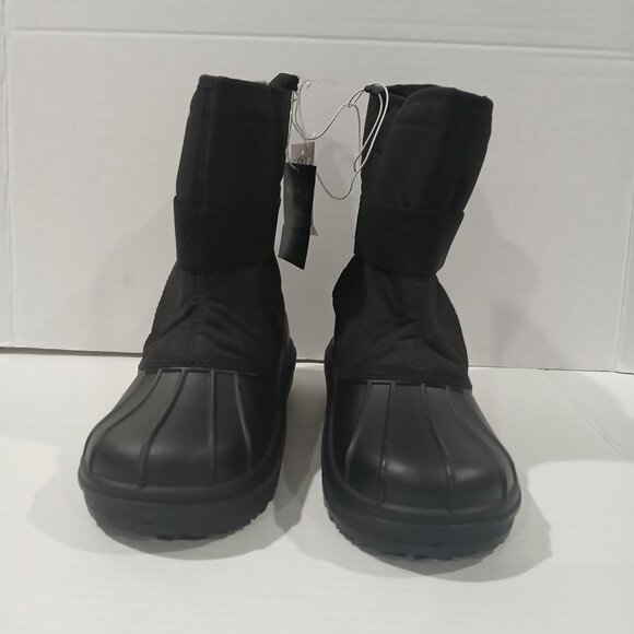 The Children s Place Black Snow Winter Boots Size 3 youth Kids Faux Fur Lining. - Picture 14 of 14